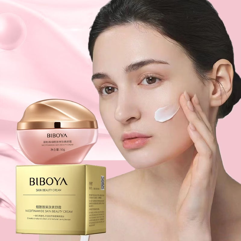 Containers of Niacinamide Bare Face Cream