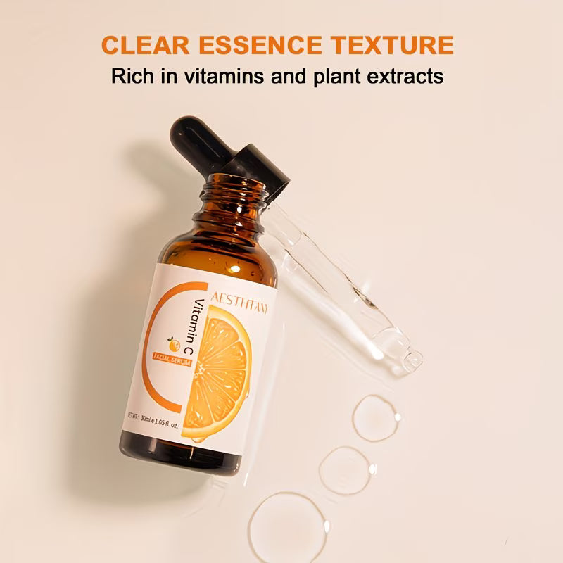 Vitamin C Brightening Facial Serum with Hyaluronic Acid & Panthenol – 30ml