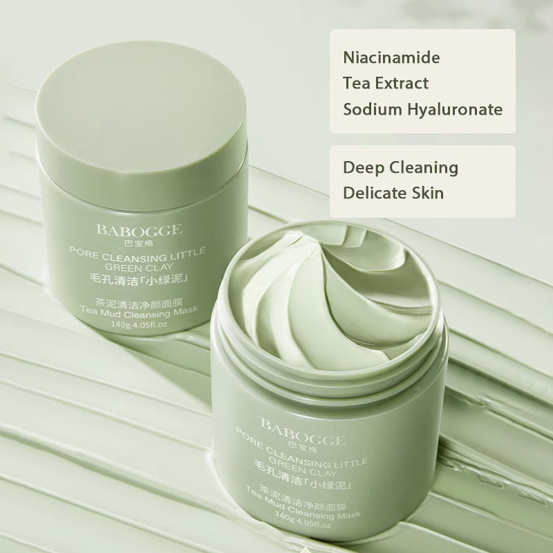 Tea Mud Facial Mask - Thorough Cleansing & Oil Regulation