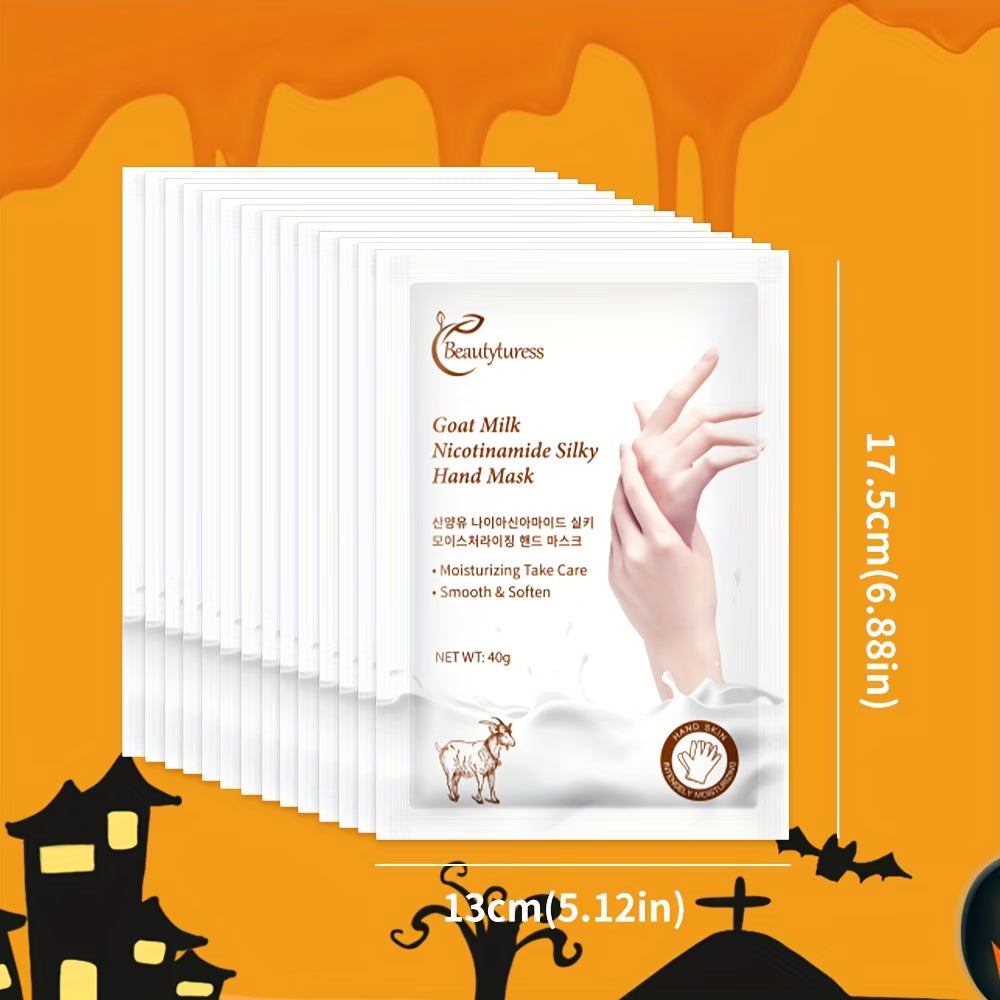 《The Bulk & Buy Store》Beautyturess Goat Milk Niacinamide Silky Moisturizing Hand Mask | Starting from 5 items, as low as £21.72