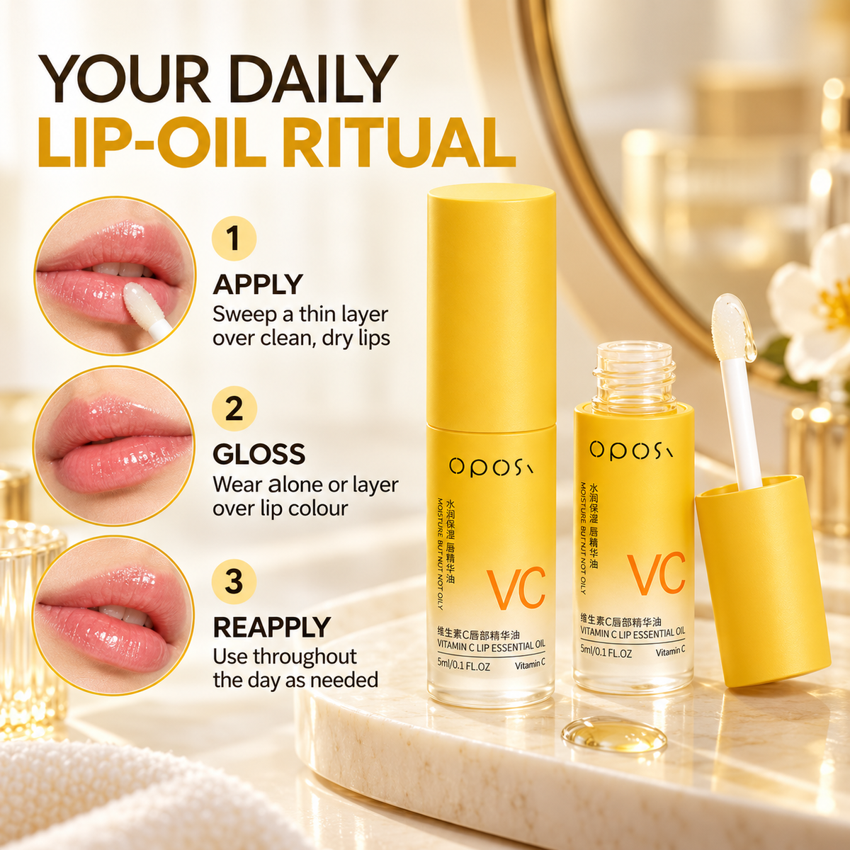 OPOS Vitamin C Lip Essence Oil (5ml)