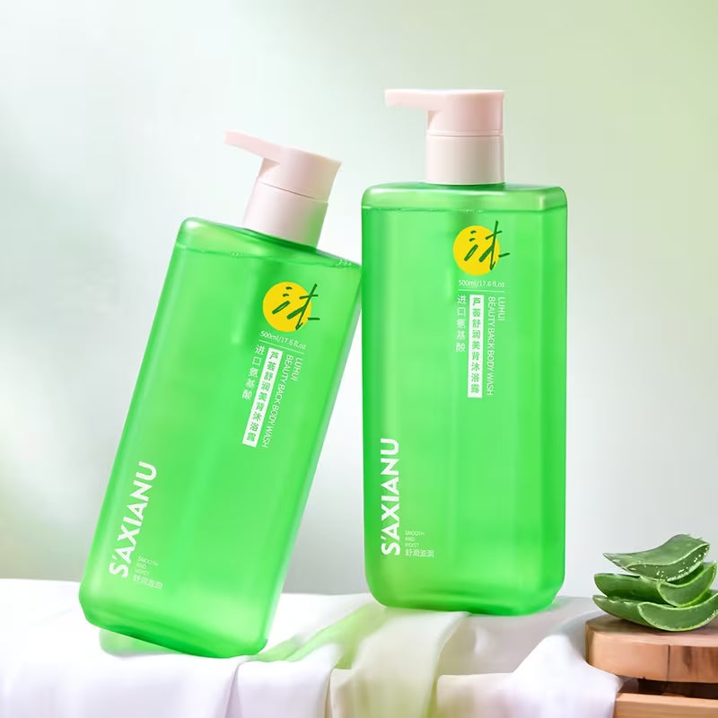 Aloe Vera, Niacinamide & Hyaluronic Acid Body Wash – Deep Cleansing, Oil Control & Long-Lasting Moisture