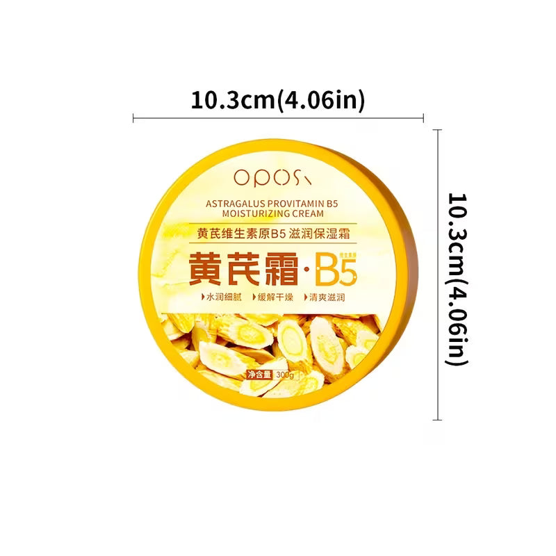 Astragalus & Pro-Vitamin B5 Moisturising Cream 300g – Niacinamide & Olive Oil for Dry Skin