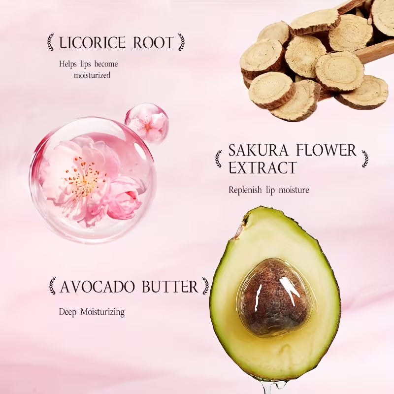 Romantic Sakura Lip Balm – Hypoallergenic, Moisturising & Long-Lasting Nourishment