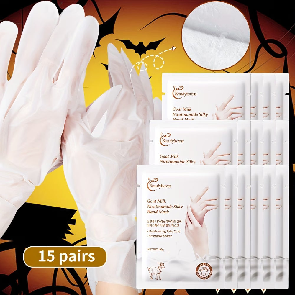 《The Bulk & Buy Store》Beautyturess Goat Milk Niacinamide Silky Moisturizing Hand Mask | Starting from 5 items, as low as £21.72
