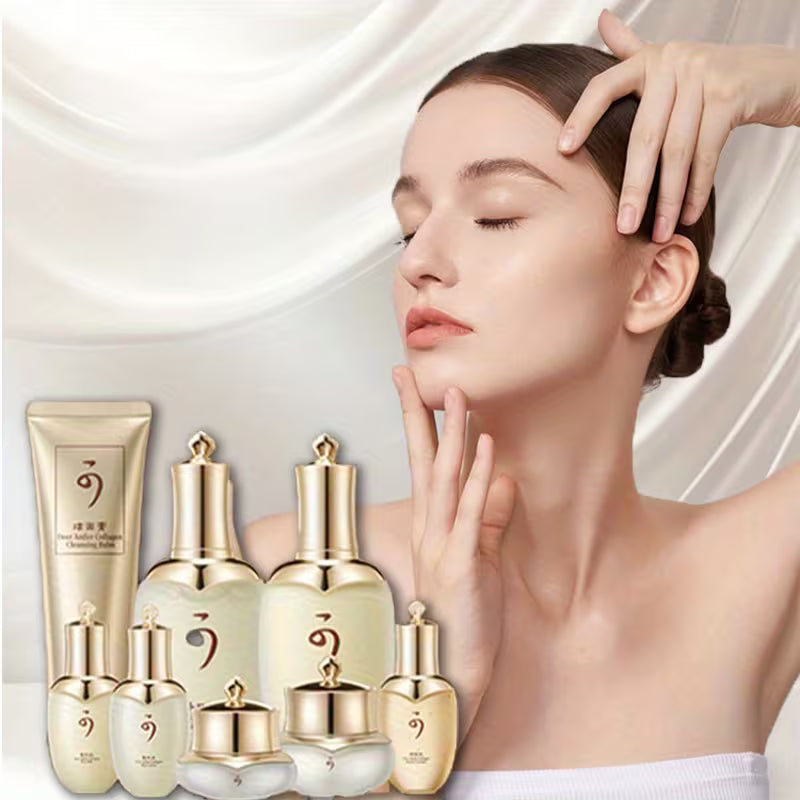 8pcs Luxury Skincare Set & 5pcs Golden Tearing Mask
