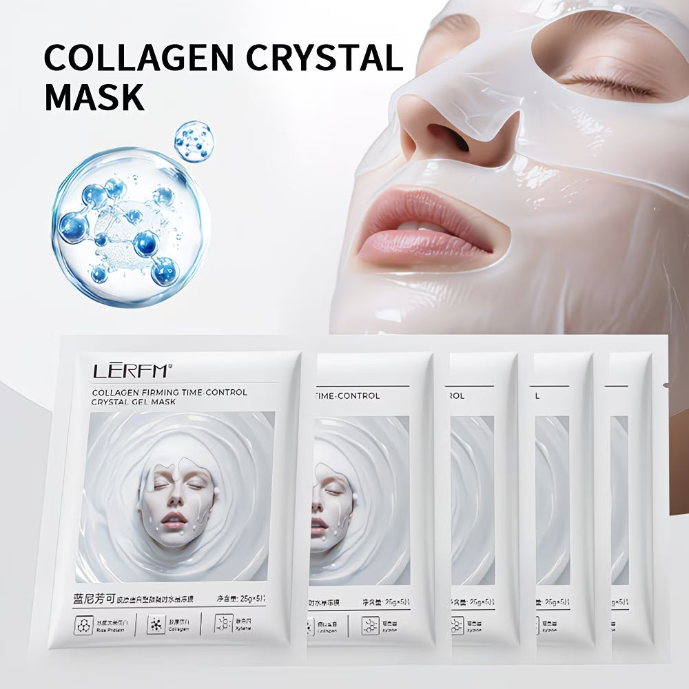 5-Pack High-Moisture Collagen Face Masks