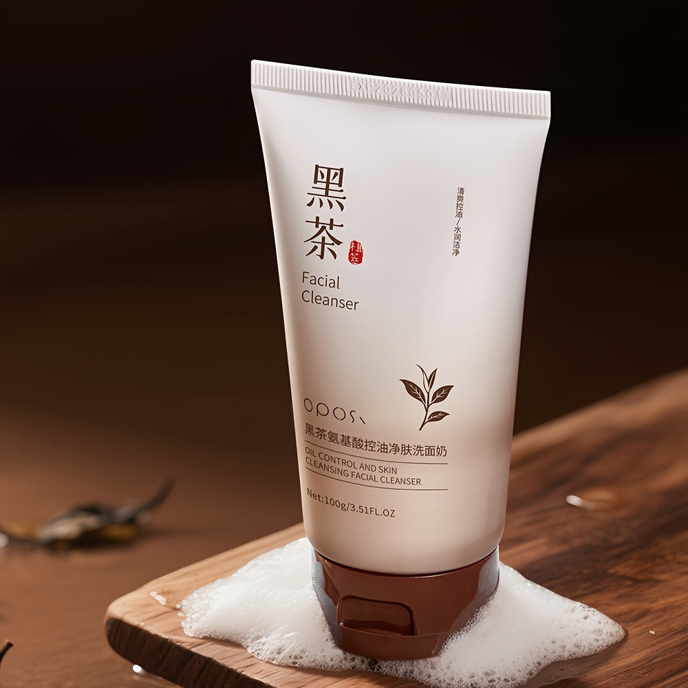 Black Tea & Amino Acid Oil-Control Facial Cleanser – Hydrating, Refreshing & Non-Tight | 100g