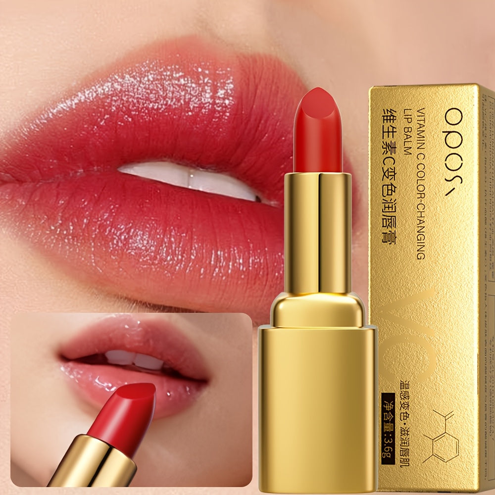 Vitamin C Lippenbalsam mit Farbwechsel – feuchtigkeitsspendend & hydratisierend, natürlicher Farbton