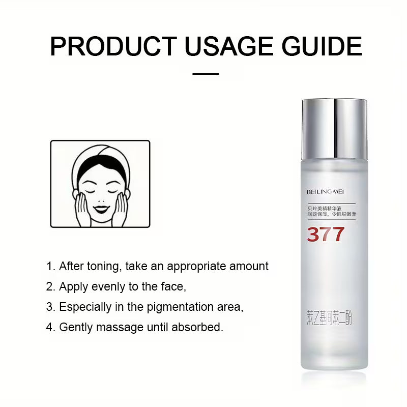 377 Brightening Face Serum with Niacinamide & Vitamin C – Hydrating, Whitening & Hypoallergenic, 4.06 fl oz