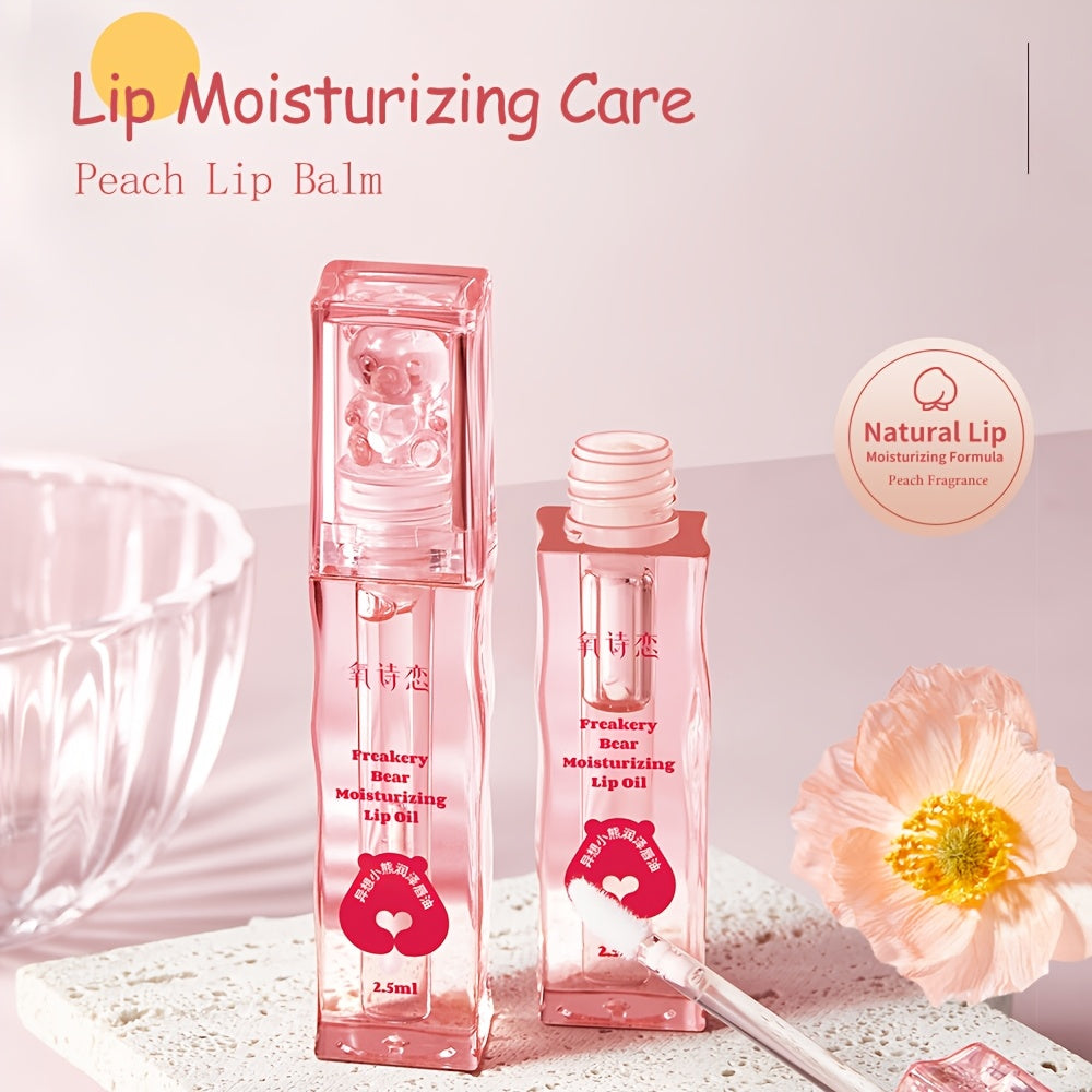 Little Bear Feuchtigkeitsspendendes Lippenöl (Pfirsichduft)