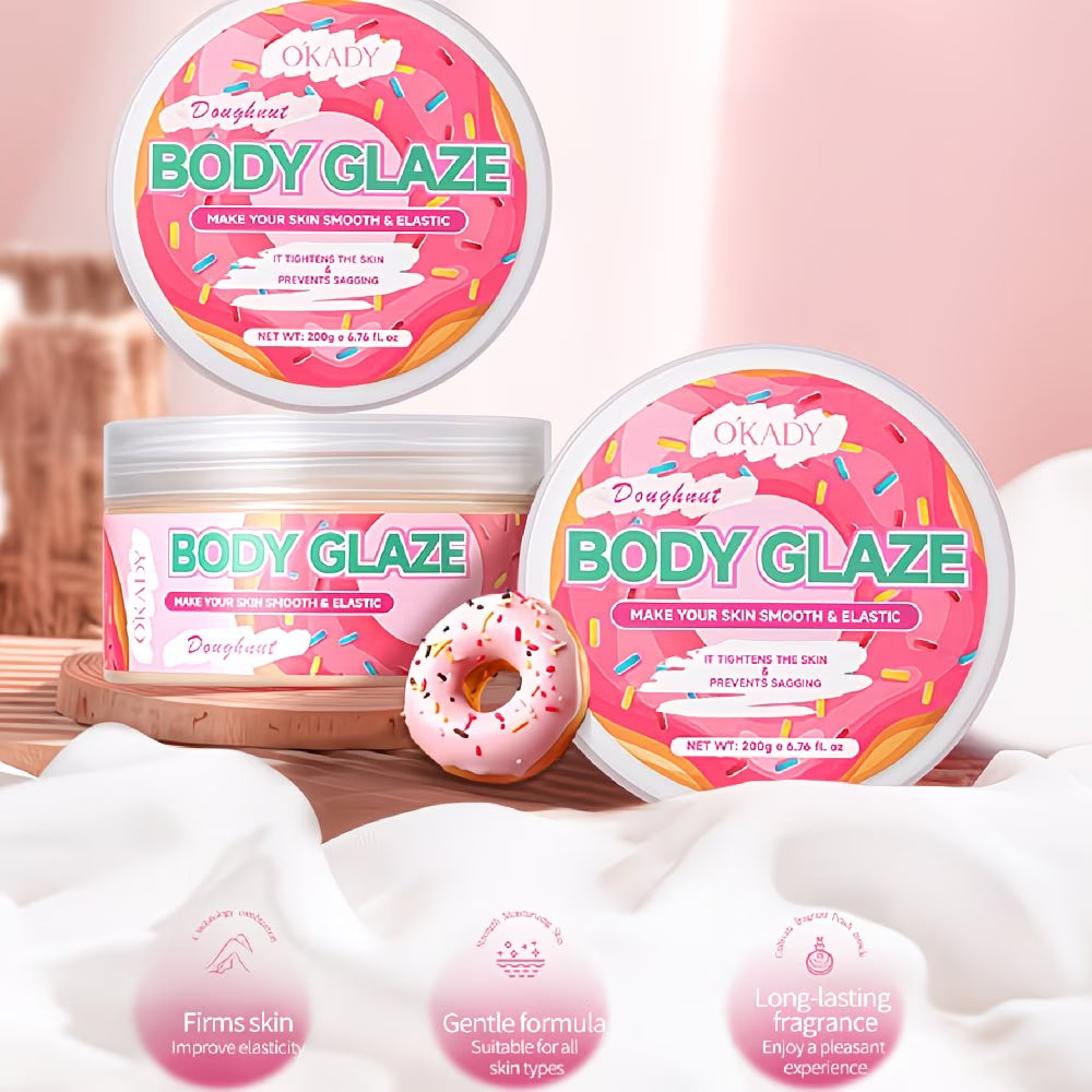 Sweet Donut Body Butter with Squalane & Shea Butter – Long-Lasting Hydration, Radiance & Low-Sensitivity | 200g