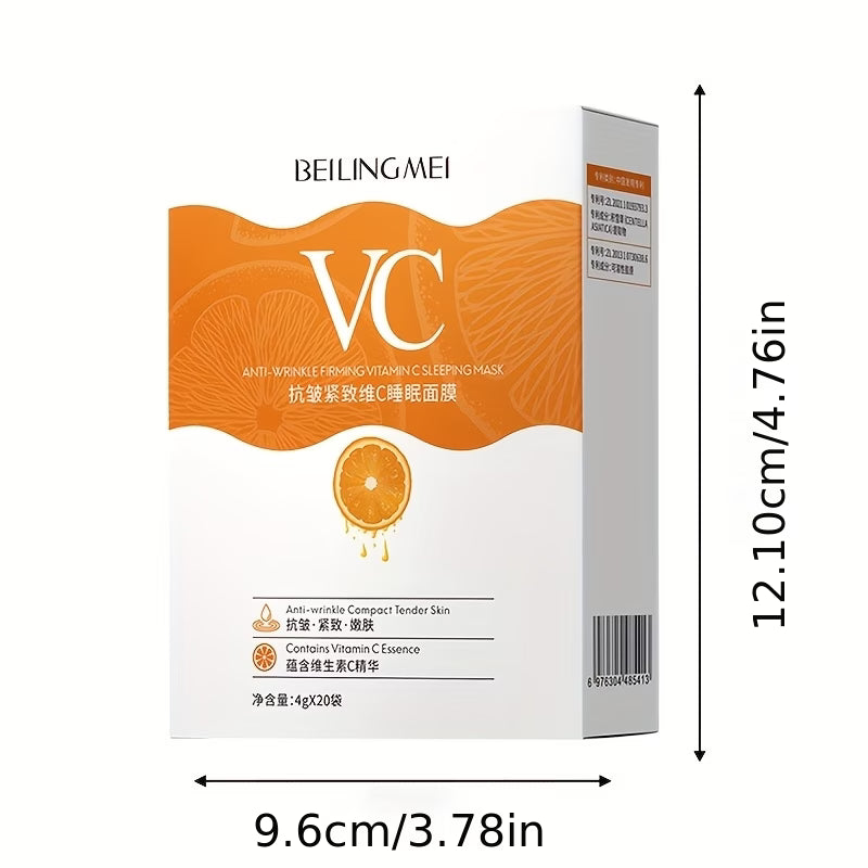 《The Bulk & Buy Store》Benefit Firming & Anti-Wrinkle Vitamin C Sleeping Mask 4g x 20 sachets | Starting from 5 items, as low as £8.42