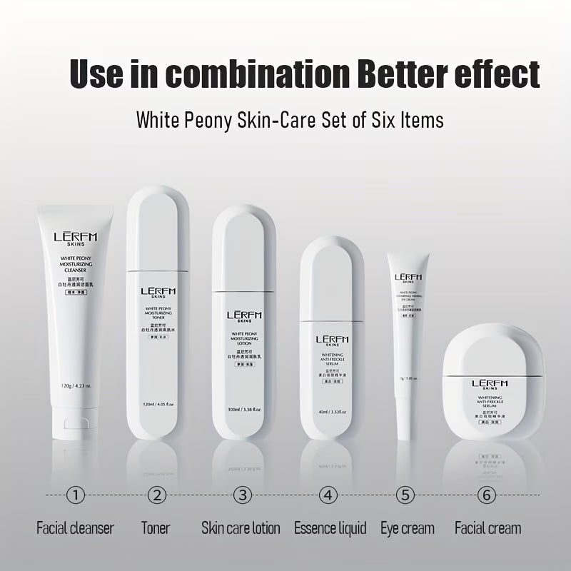 《The Bulk & Buy Store》White Peony Firming Skincare Set with Ginseng