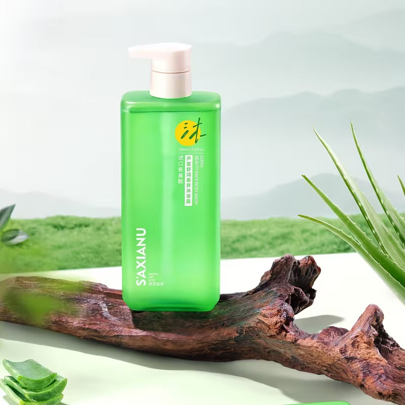 Aloe Vera, Niacinamide & Hyaluronic Acid Body Wash – Deep Cleansing, Oil Control & Long-Lasting Moisture