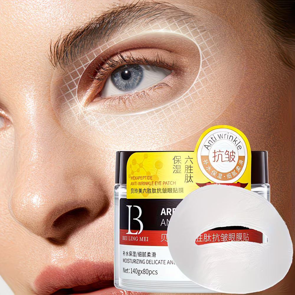 Bailingmei Hexapeptide Anti-Wrinkle Eye Masks (140g / 80 Patches)