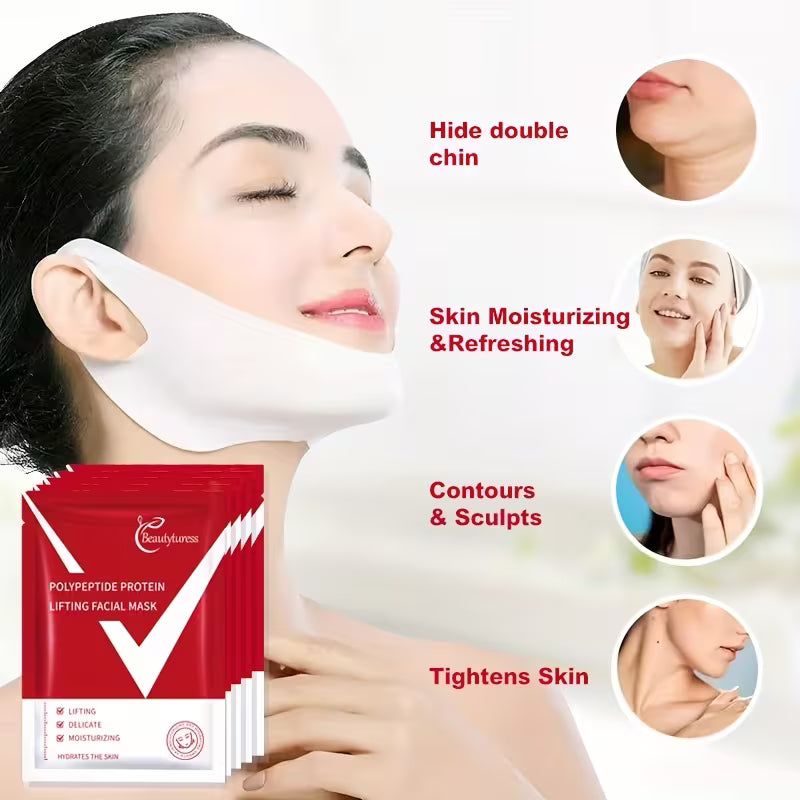 15 Stk. Peptid-Protein-Lifting-Maske – V-Linien-Lifting-Maske