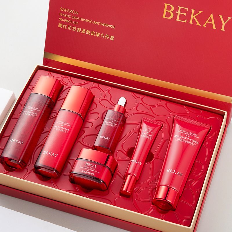 BEKAY Saffron Firming Skincare Set, 6-Piece