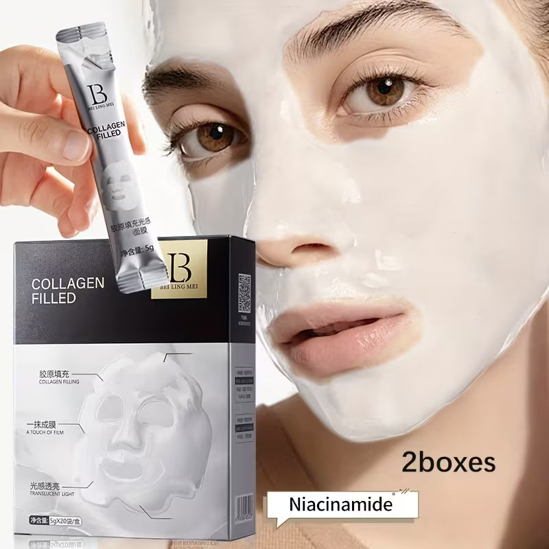 Bosin Collagen Skincare 7-Piece Set + 2 Boxes of Collagen Masks