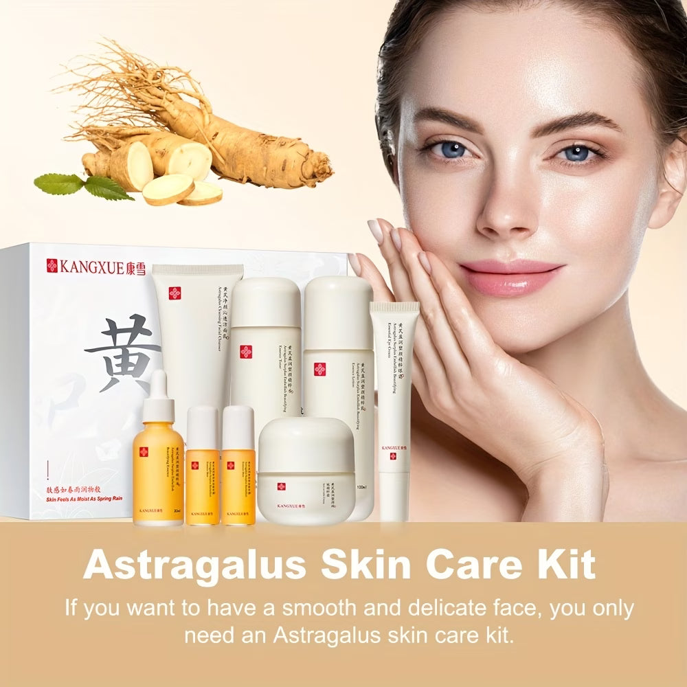 Atractylodes & Peptide Herbal Skincare Set – Hydrating, Brightening & Oil Control
