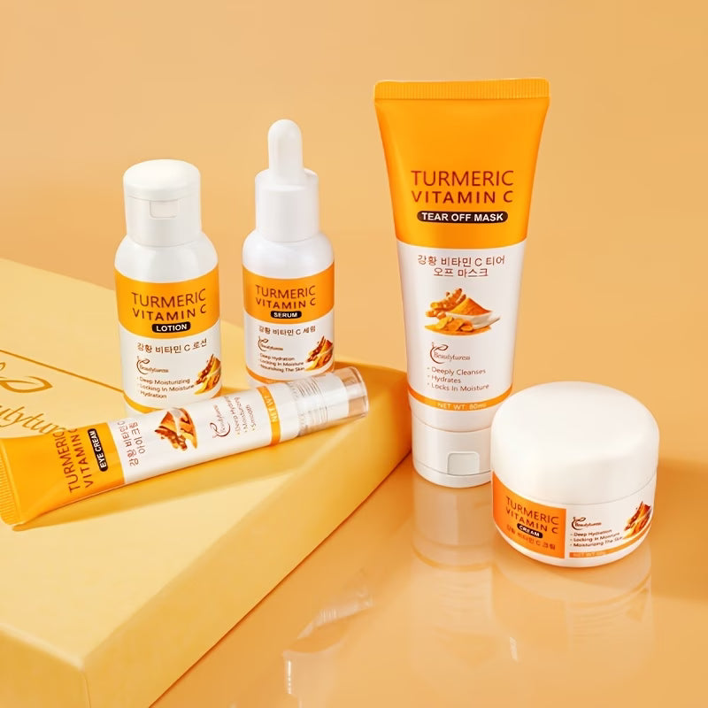Turmeric & Vitamin C Brightening Travel Skincare Set