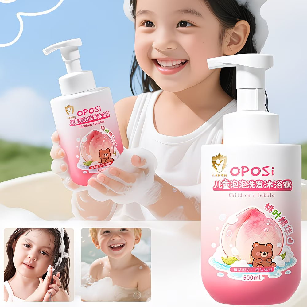 Children's Bubble Shampoo & Body Wash — 500ml