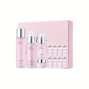 Sakura Cherry Blossom 12-Piece Skincare Set for Women – Glycerin & Hyaluronic Acid Hydrating Kit | Hypoallergenic Gift Box