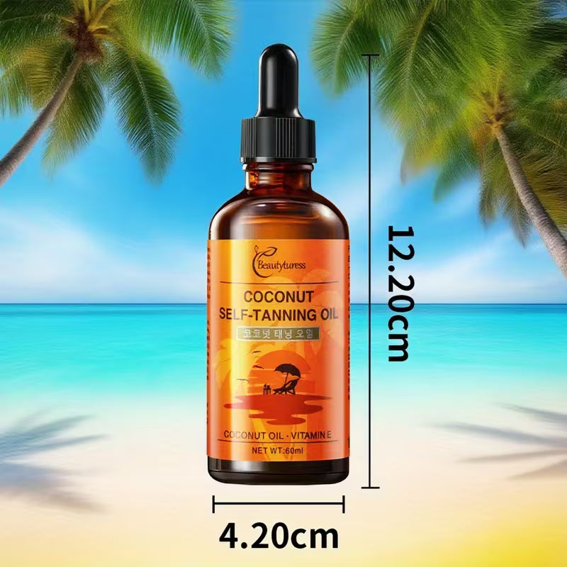 Beautyturess Moisturizing Coconut Self-Tanning Oil