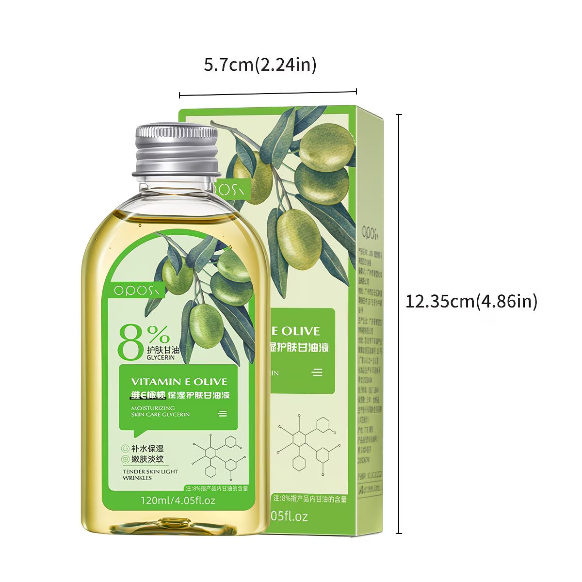Vitamin E & Olive Feuchtigkeitsspendende Glyzerin-Lotion — 120ml
