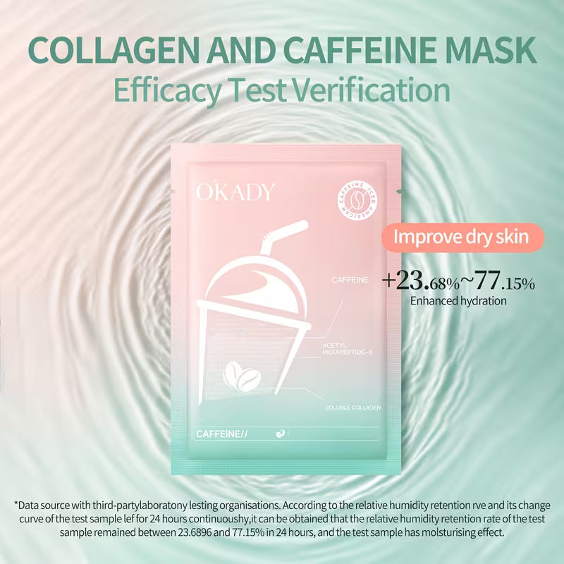10/20-Piece Pack (5 Sheets per Box) — Icy Americano Caffeine Firming Mask