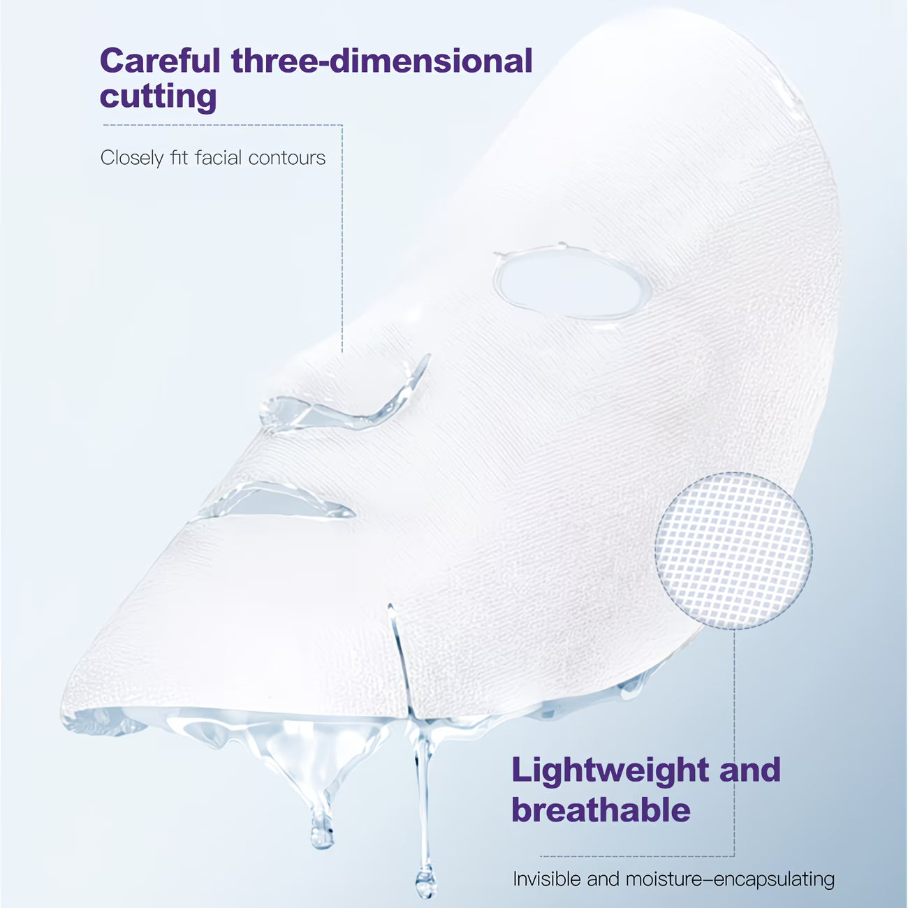 Hyaluronic Acid Ampoule Essence Mask — 10 Sheets per Box