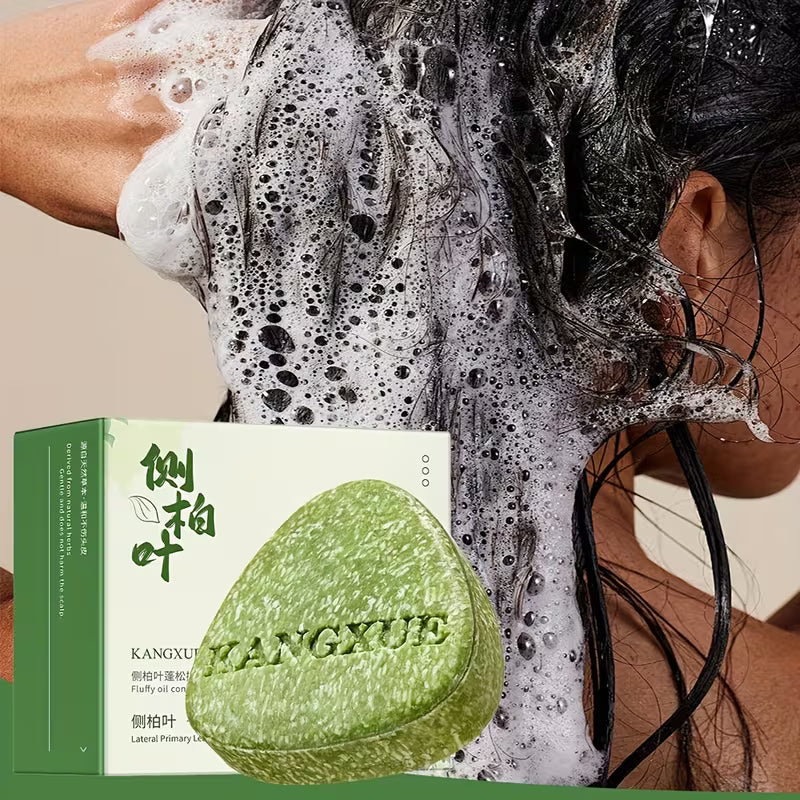 Plum Yew Leaf Herbal Shampoo Bar – Oil-Control, Volumising & Deep Cleansing