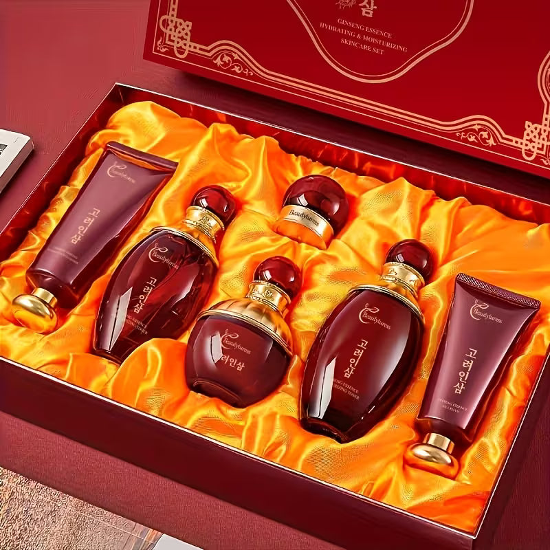 Premium 6-Piece Korean Ginseng Skincare Set