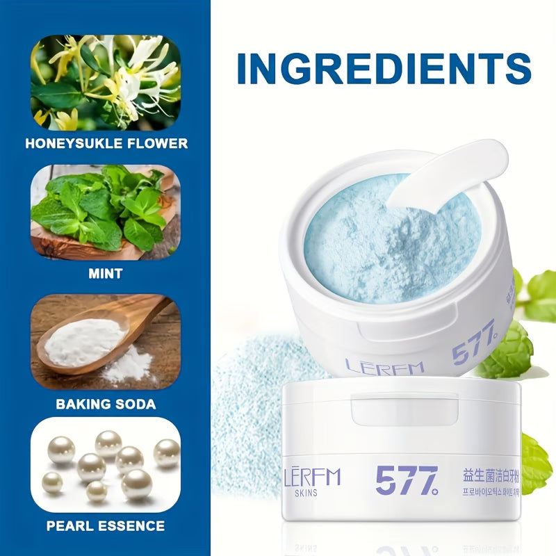 Baking Soda Probiotic Tooth Powder