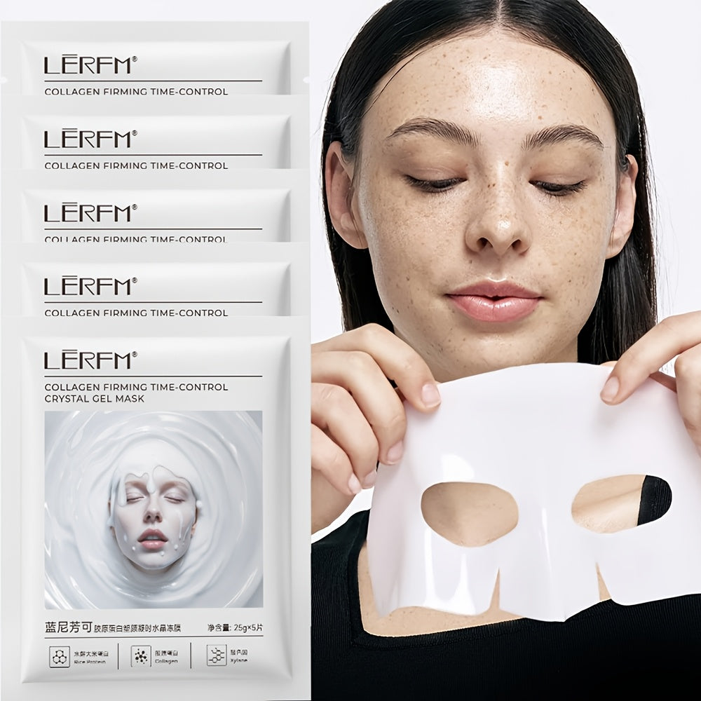 5-Pack High-Moisture Collagen Face Masks