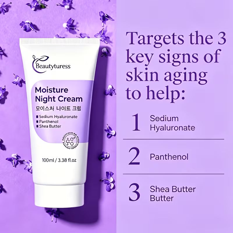Moisturizing Night Cream with Avocado Butter & Hyaluronic Acid – 100ml