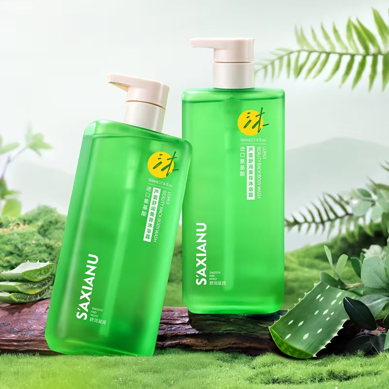 Aloe Vera, Niacinamide & Hyaluronic Acid Body Wash – Deep Cleansing, Oil Control & Long-Lasting Moisture