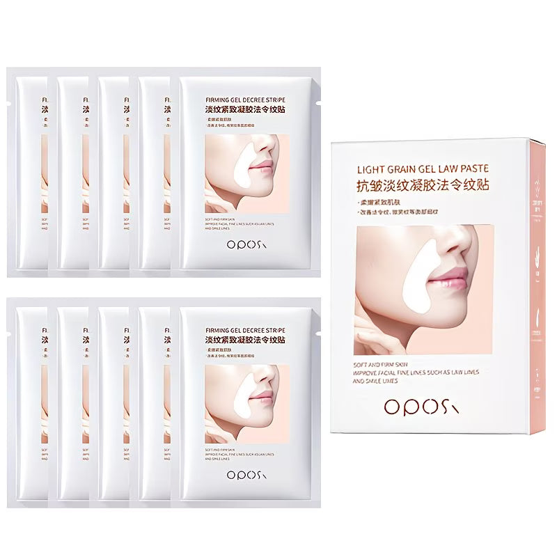 10 pairs - collagen nasolabial fold patches