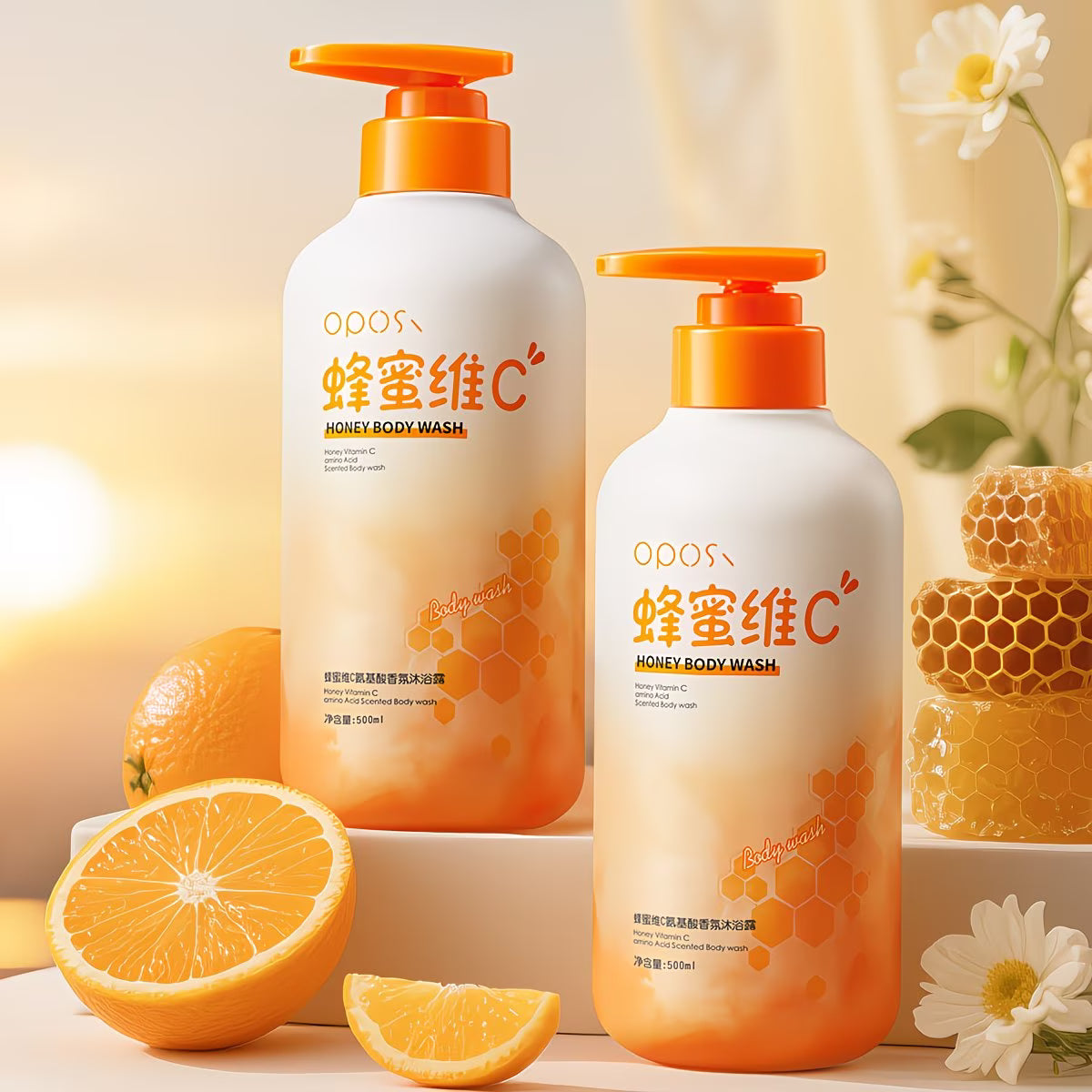 Honig, Vitamin C und Aminosäuren Duschgel