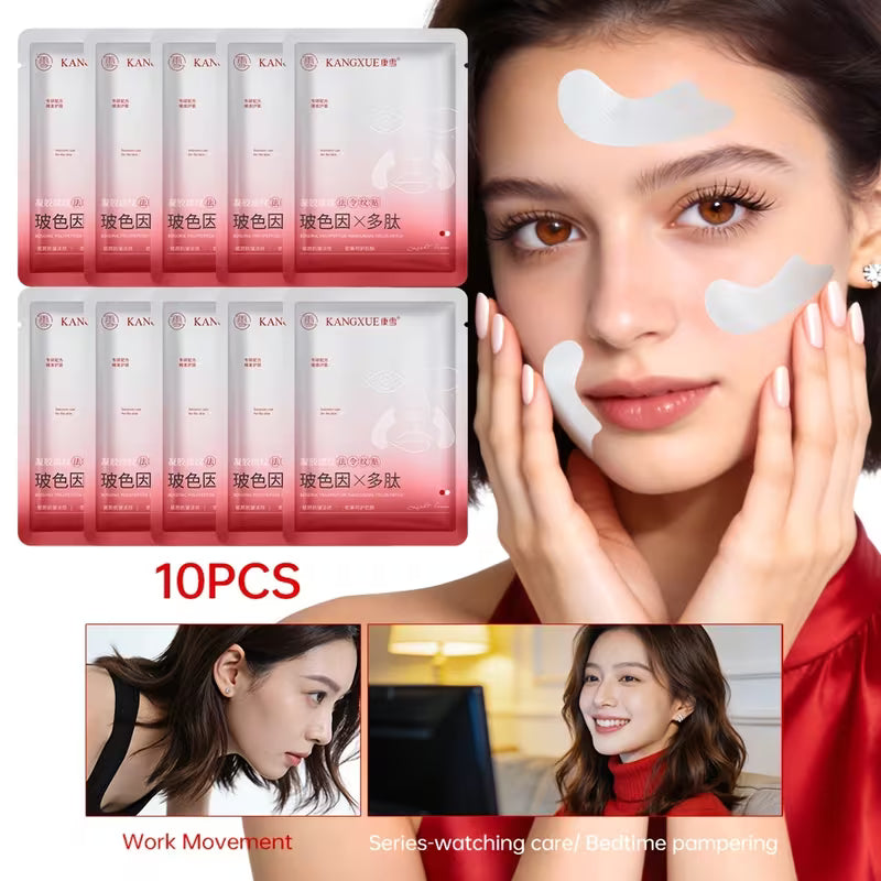 10er-Pack | Pro-Xylane & Peptide Nasolabialfalten-Pflaster