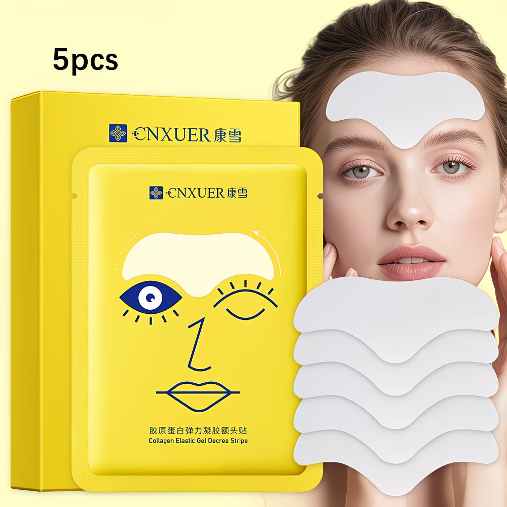 5er-Pack Kollagen-Gel-Stirnpads