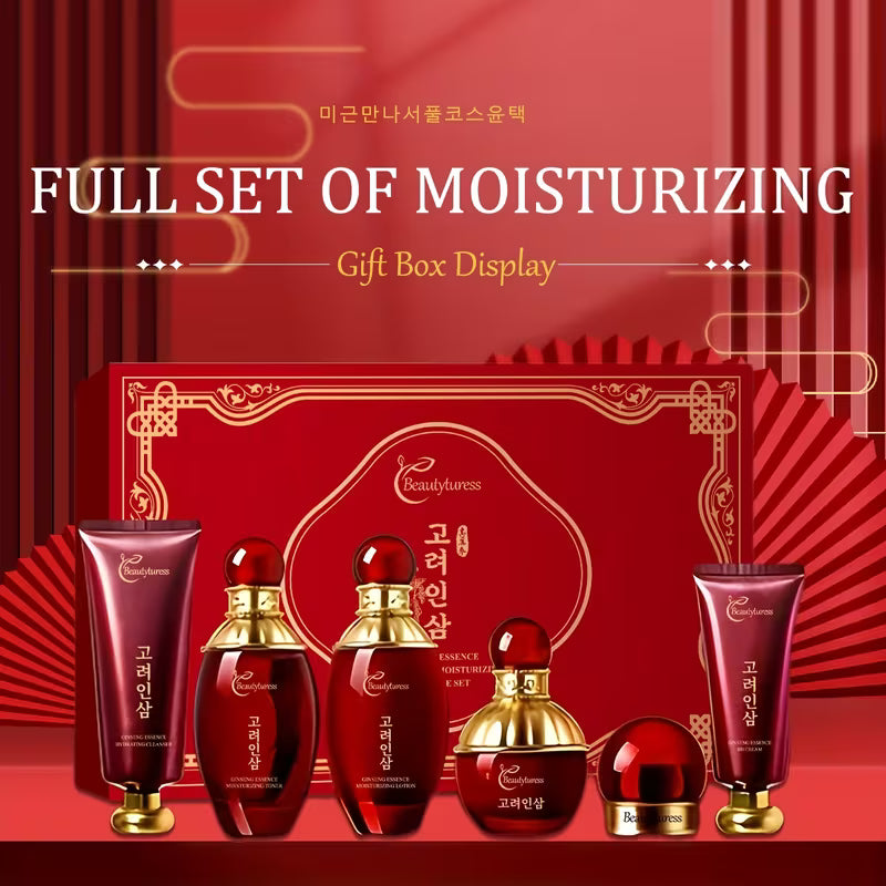 Premium 6-Piece Korean Ginseng Skincare Set