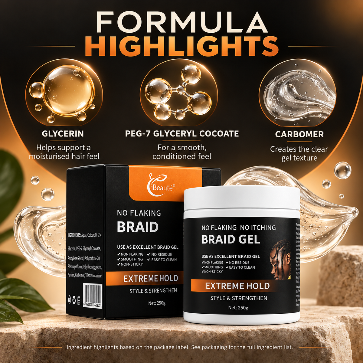 Beautyturess Braid Gel (250g)