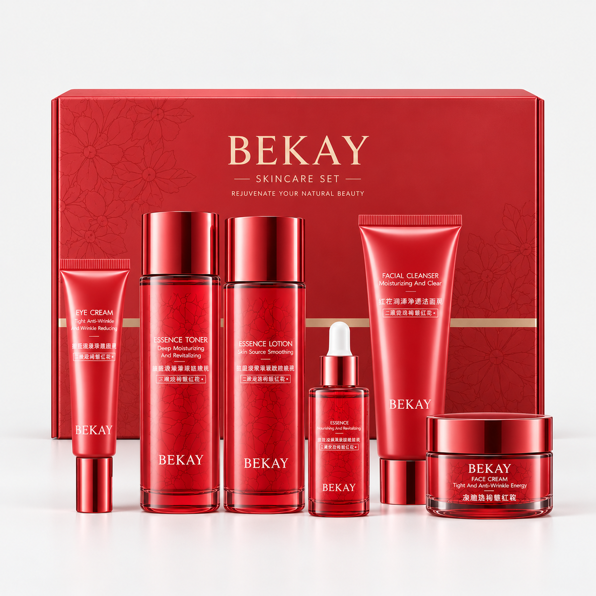 BEKAY Saffron Firming Skincare Set, 6-Piece
