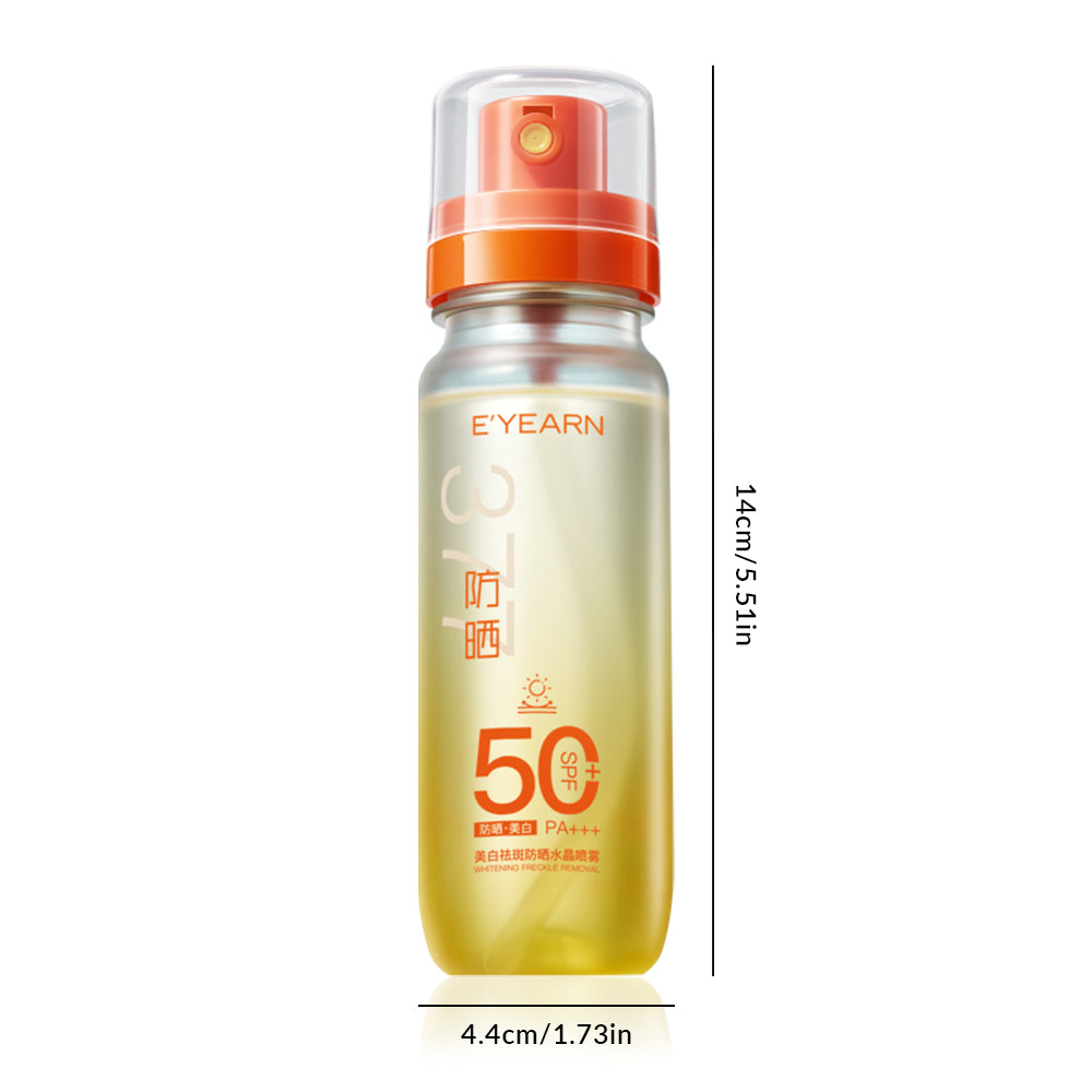 E'YEARN Whitening, Spot-Removing, and Sunscreen Crystal Spray SPF50+ PA+++ (Orange Gradient) 90ml