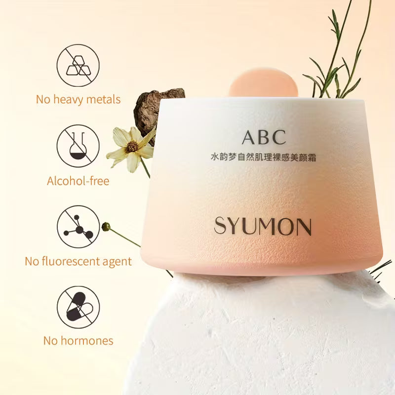 ABC Nude Beauty Cream – Plant Extract BB Cream with Oil Control, Concealer & Breathable Formula for Daily Makeup (2 Boxes)
