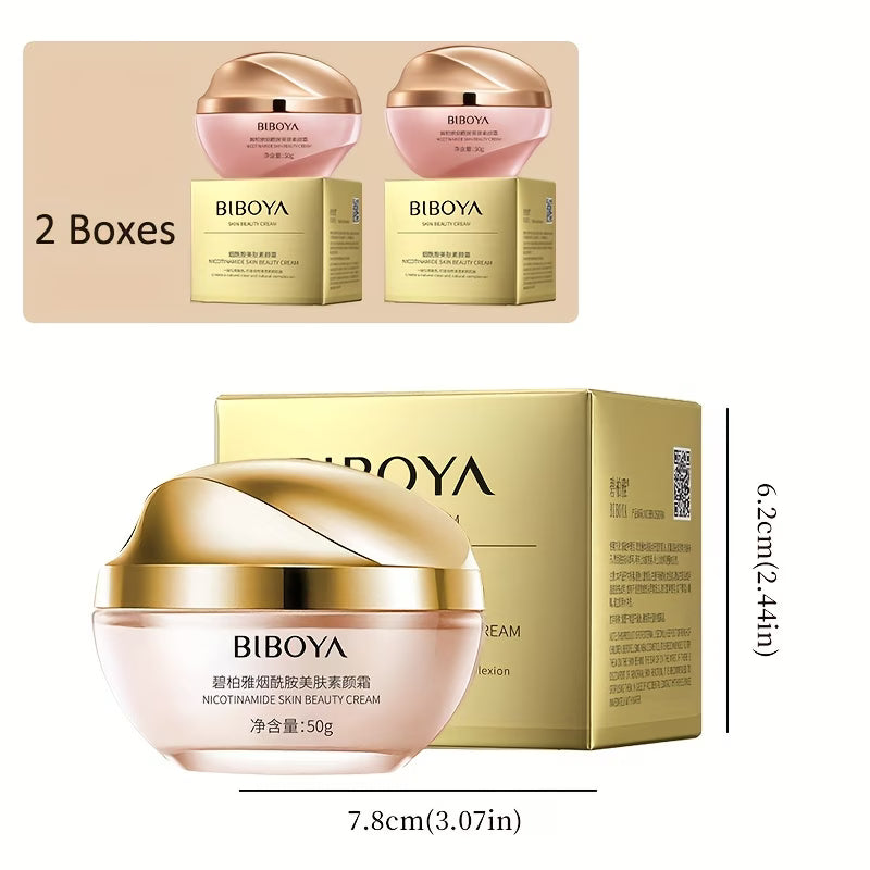 Containers of Niacinamide Bare Face Cream