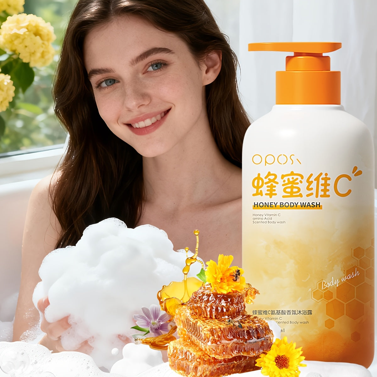 Honig, Vitamin C und Aminosäuren Duschgel