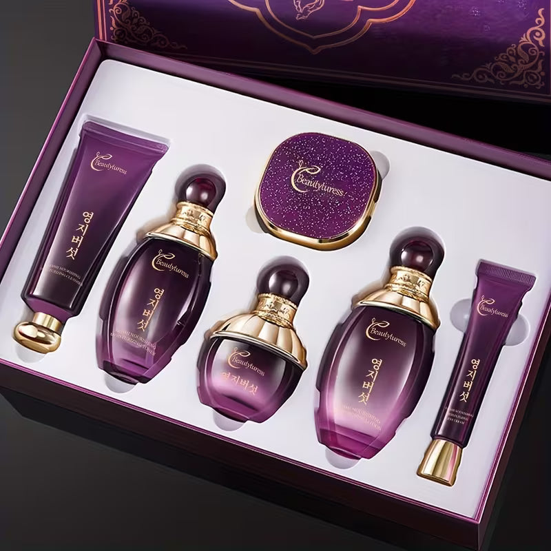 Ganoderma Lucidum Skincare Set - Face Care Kit with Niacinamide